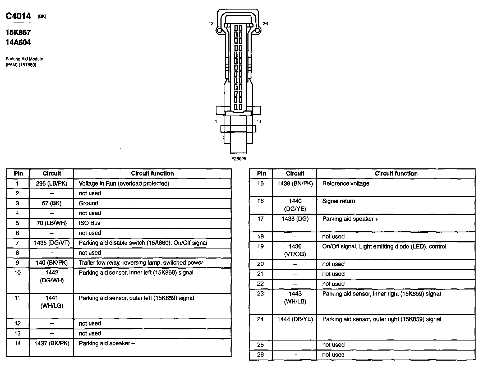 Factory service manual diagram