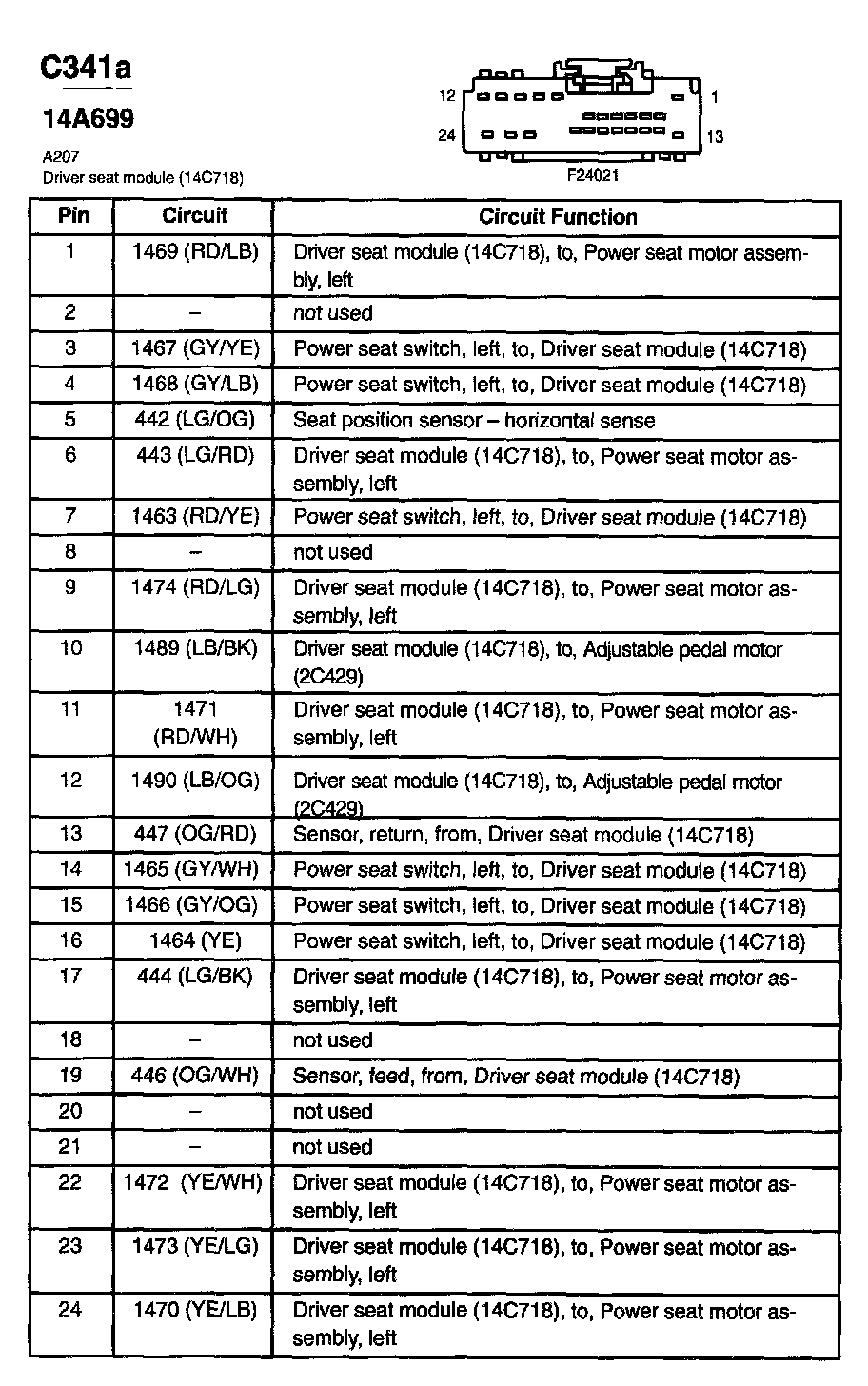 Factory service manual diagram