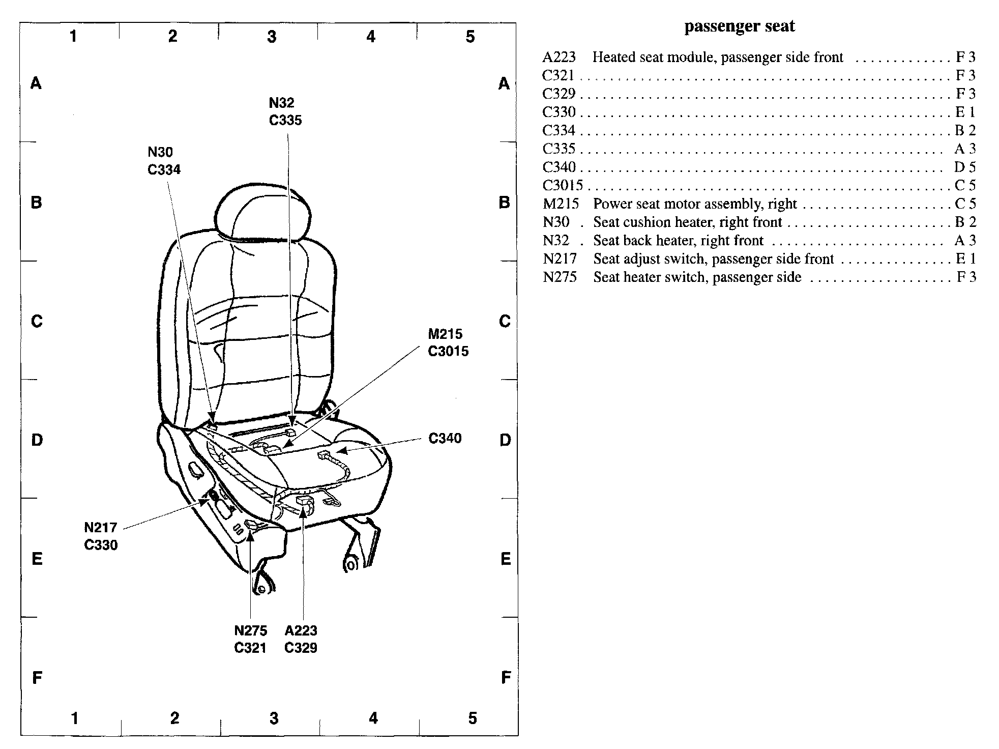 Factory service manual diagram