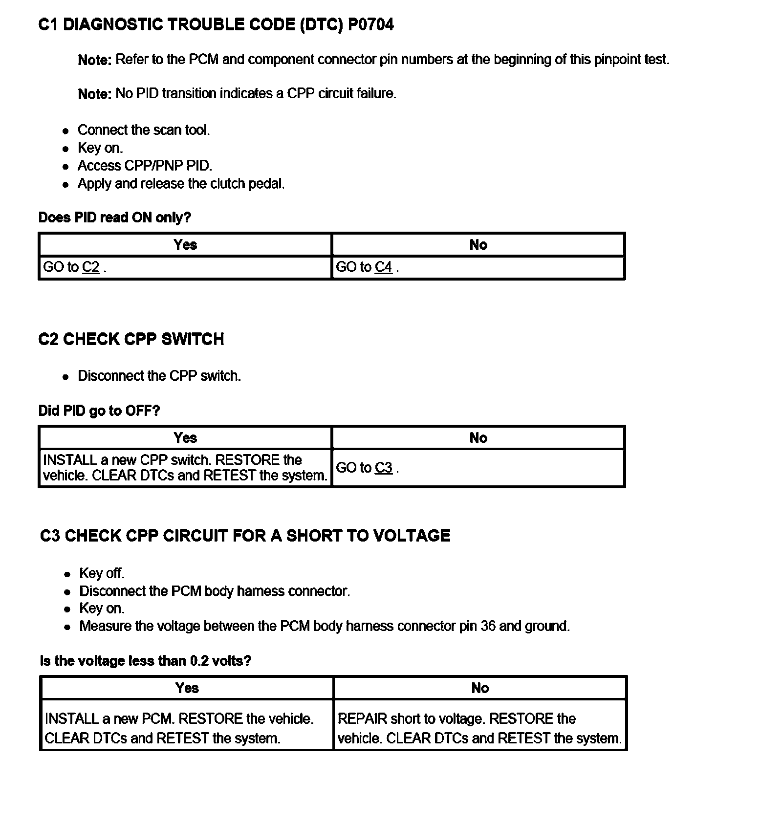 Factory service manual diagram