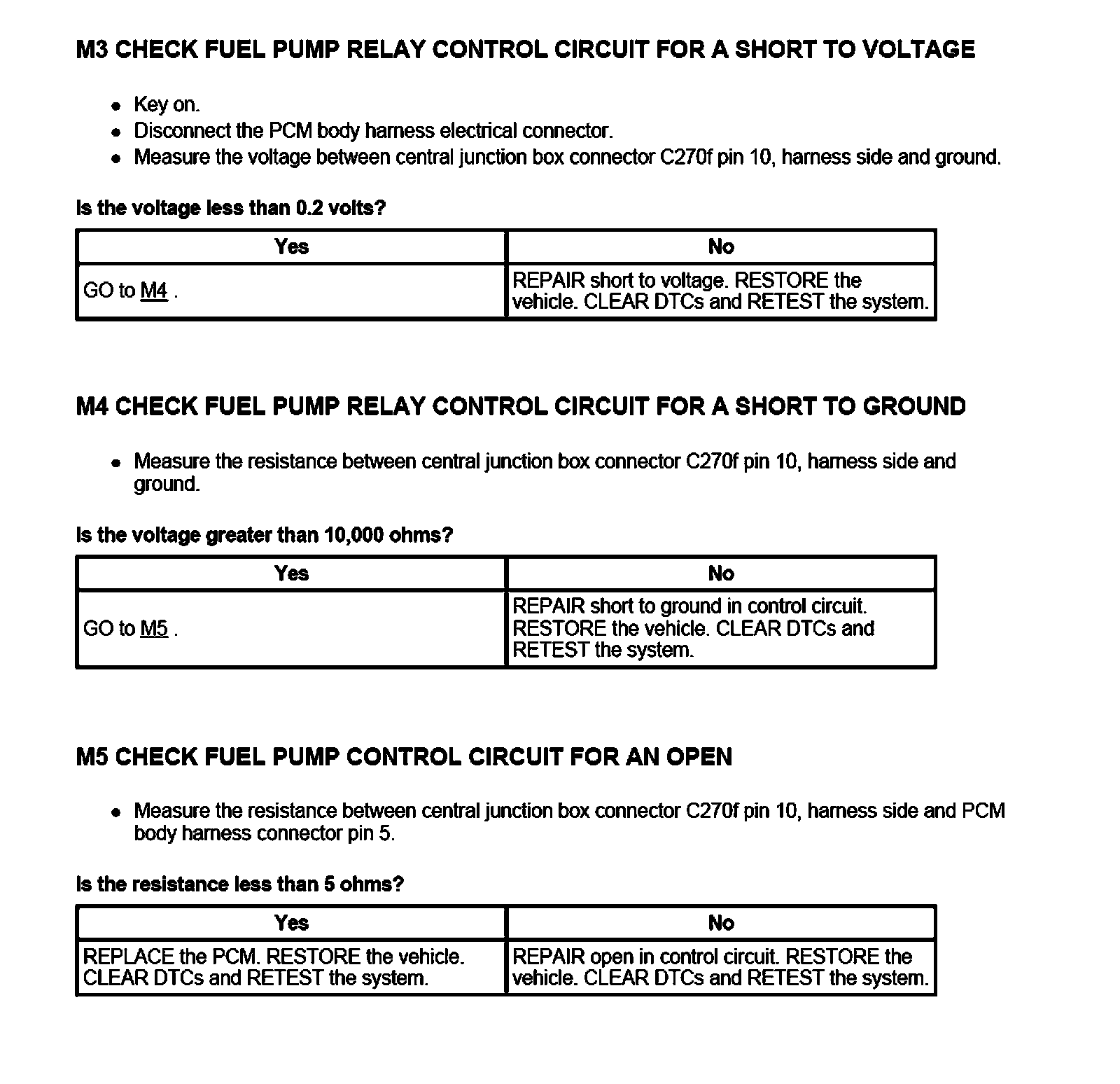 Factory service manual diagram