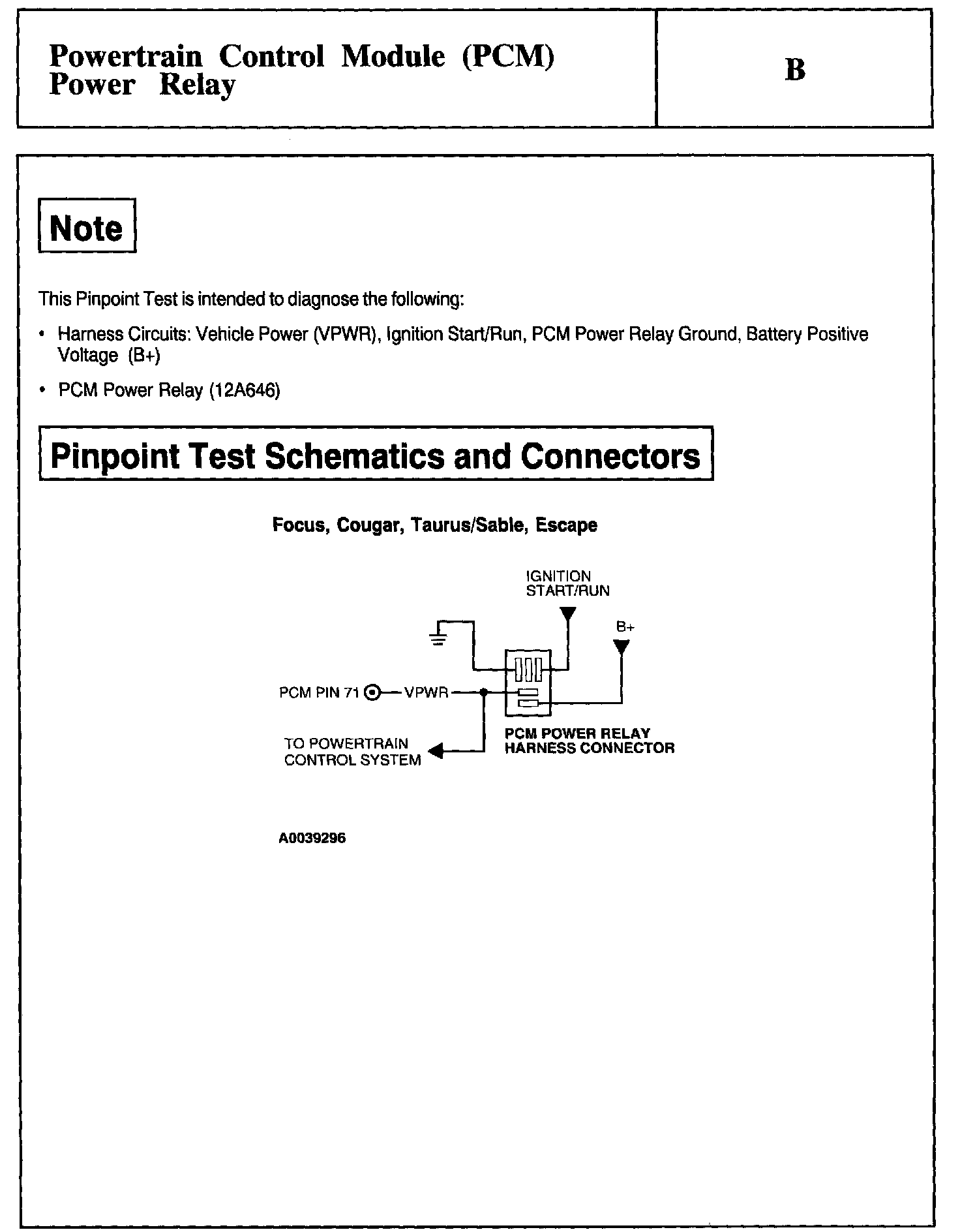 Factory service manual diagram