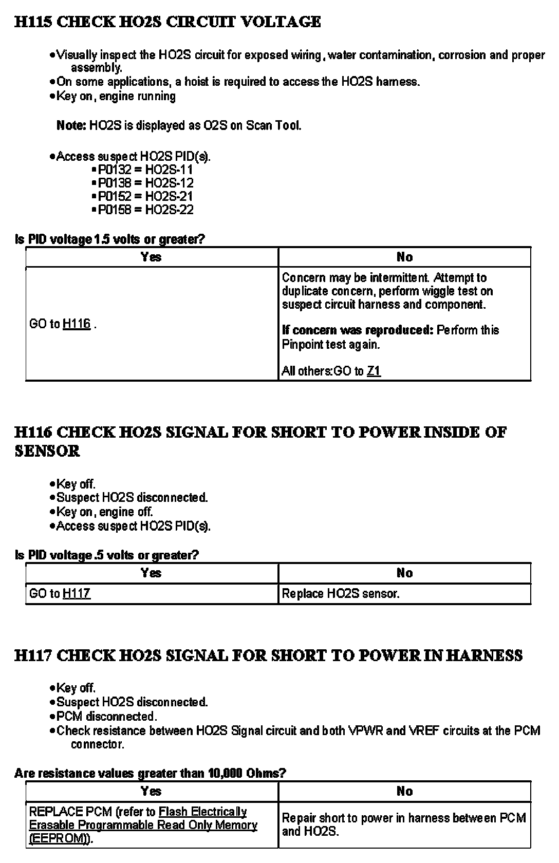 Factory service manual diagram