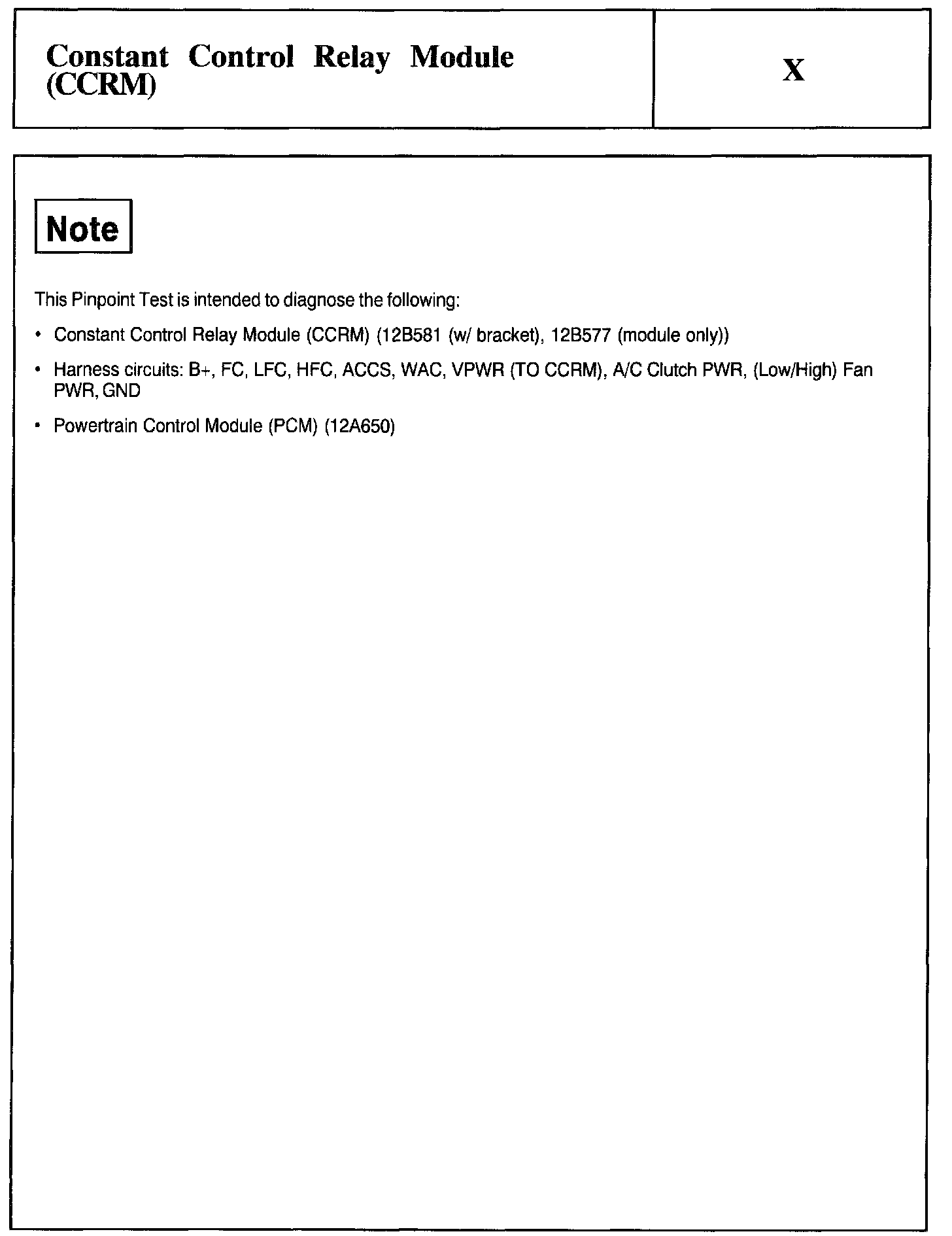 Factory service manual diagram