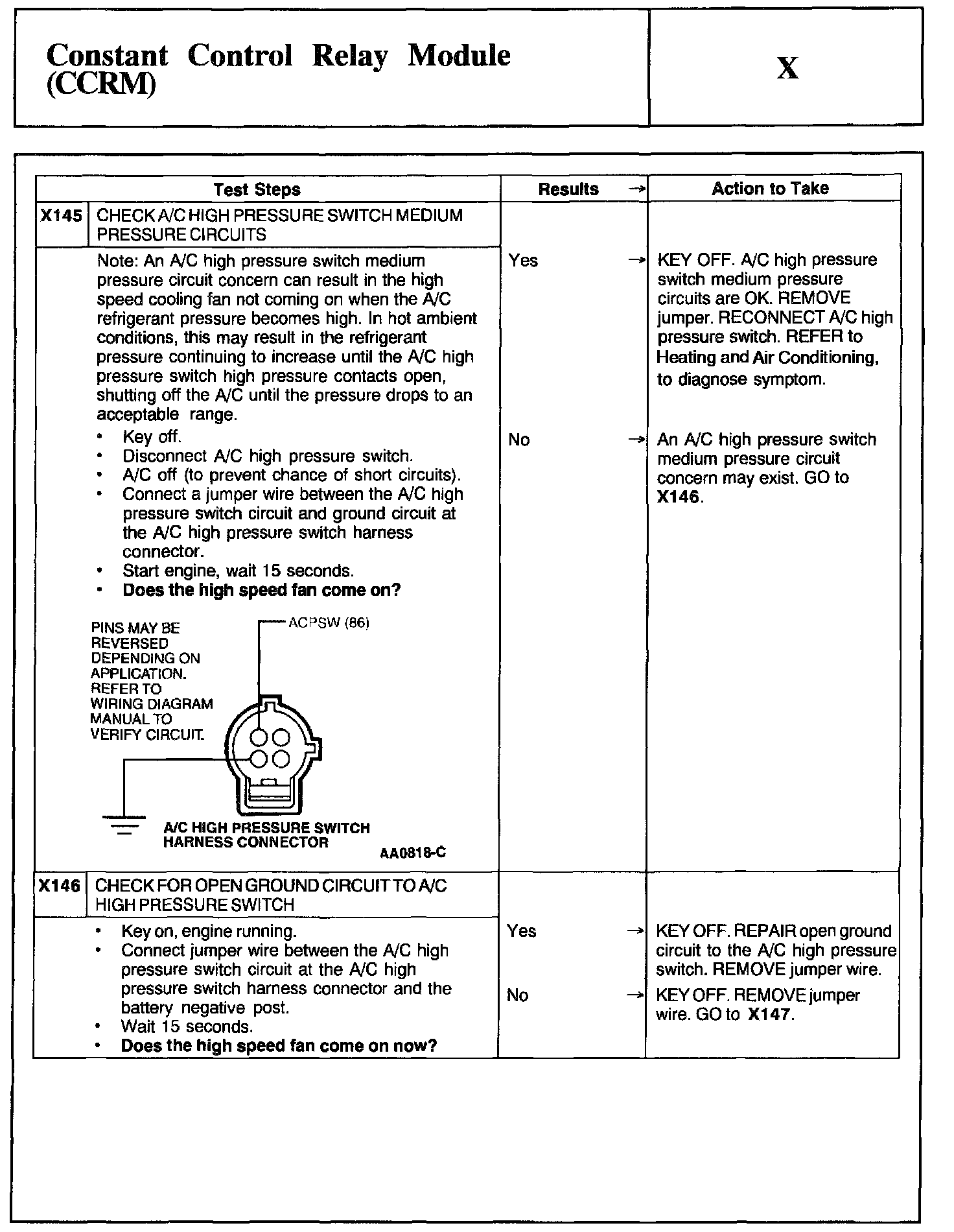 Factory service manual diagram