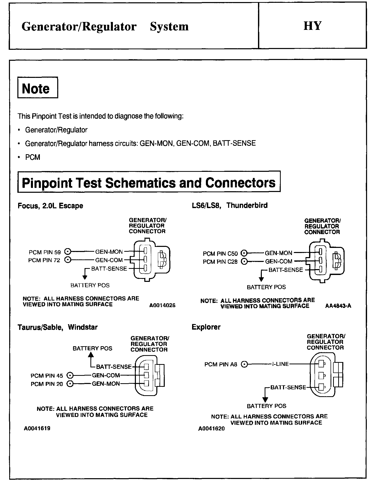 Factory service manual diagram