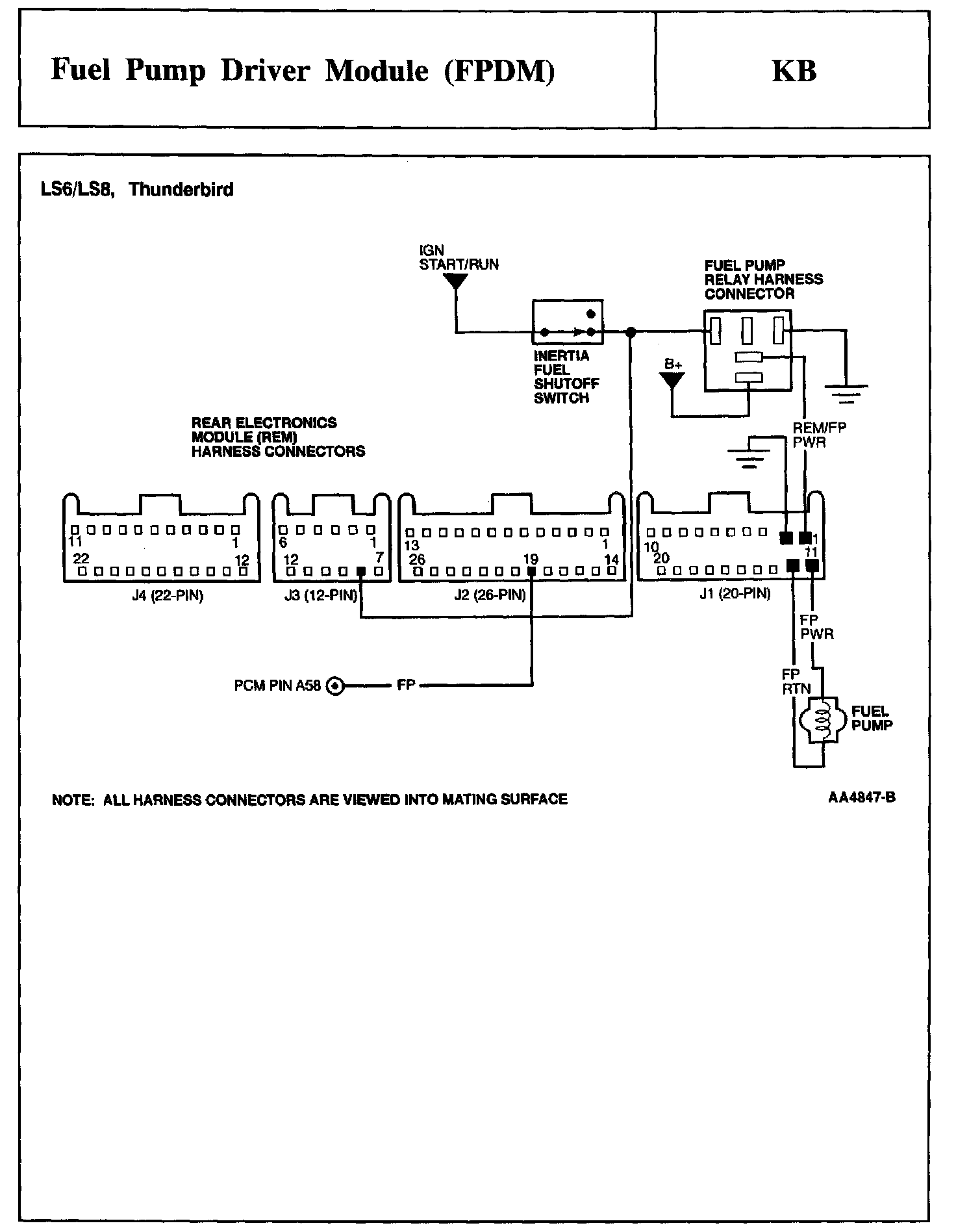 Factory service manual diagram