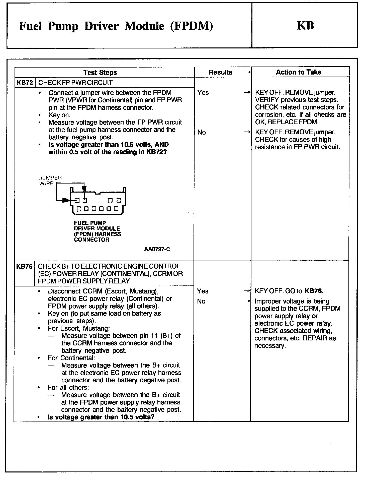 Factory service manual diagram