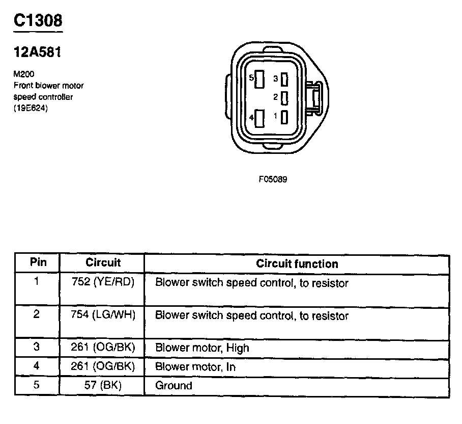 Factory service manual diagram
