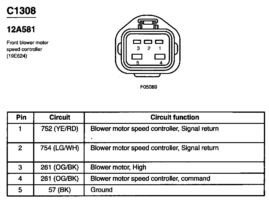 Factory service manual diagram