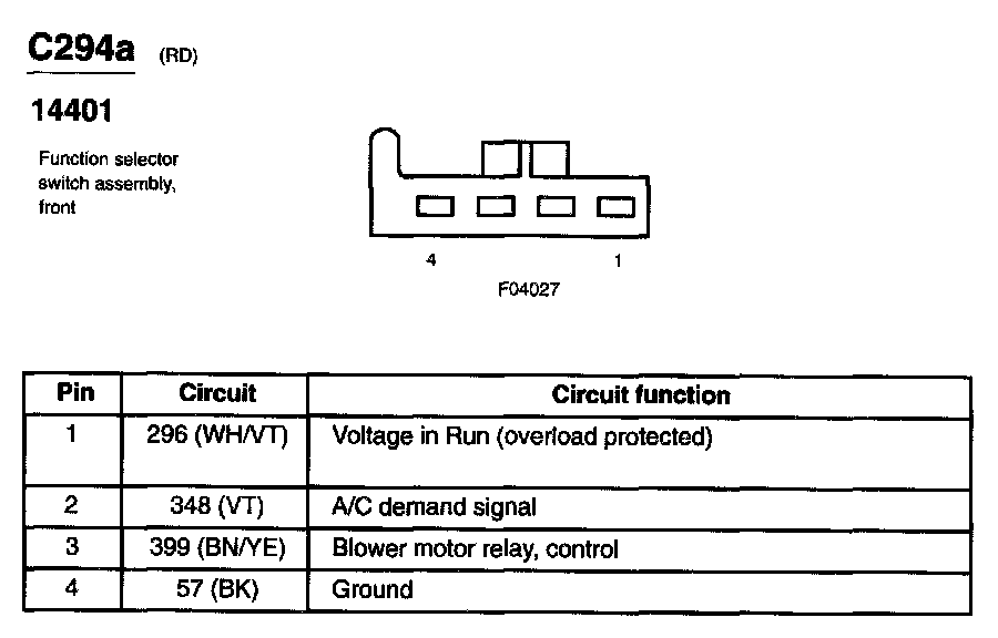 Factory service manual diagram