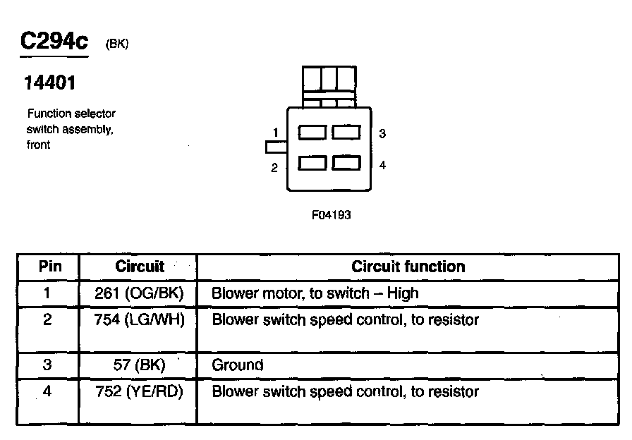 Factory service manual diagram