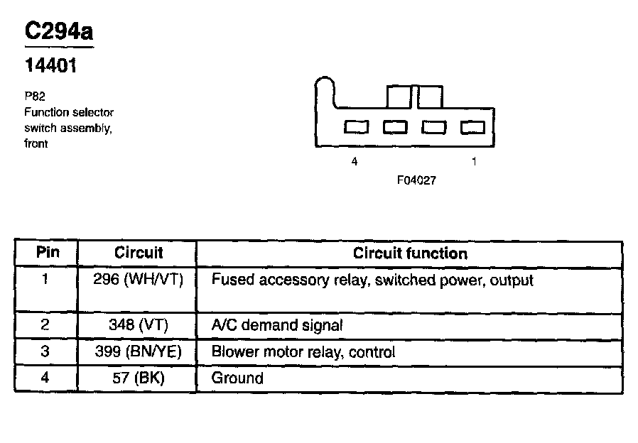 Factory service manual diagram