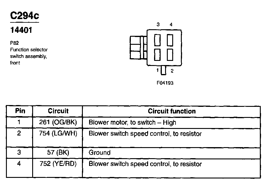 Factory service manual diagram
