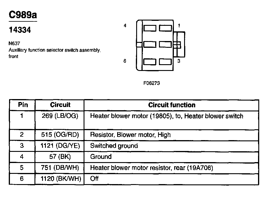 Factory service manual diagram