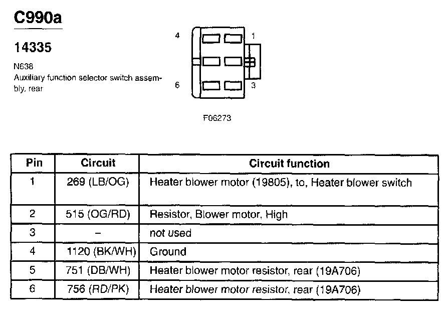 Factory service manual diagram
