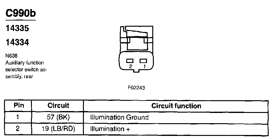 Factory service manual diagram