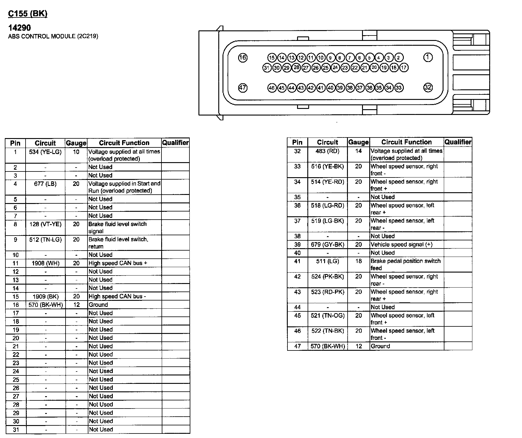 Factory service manual diagram