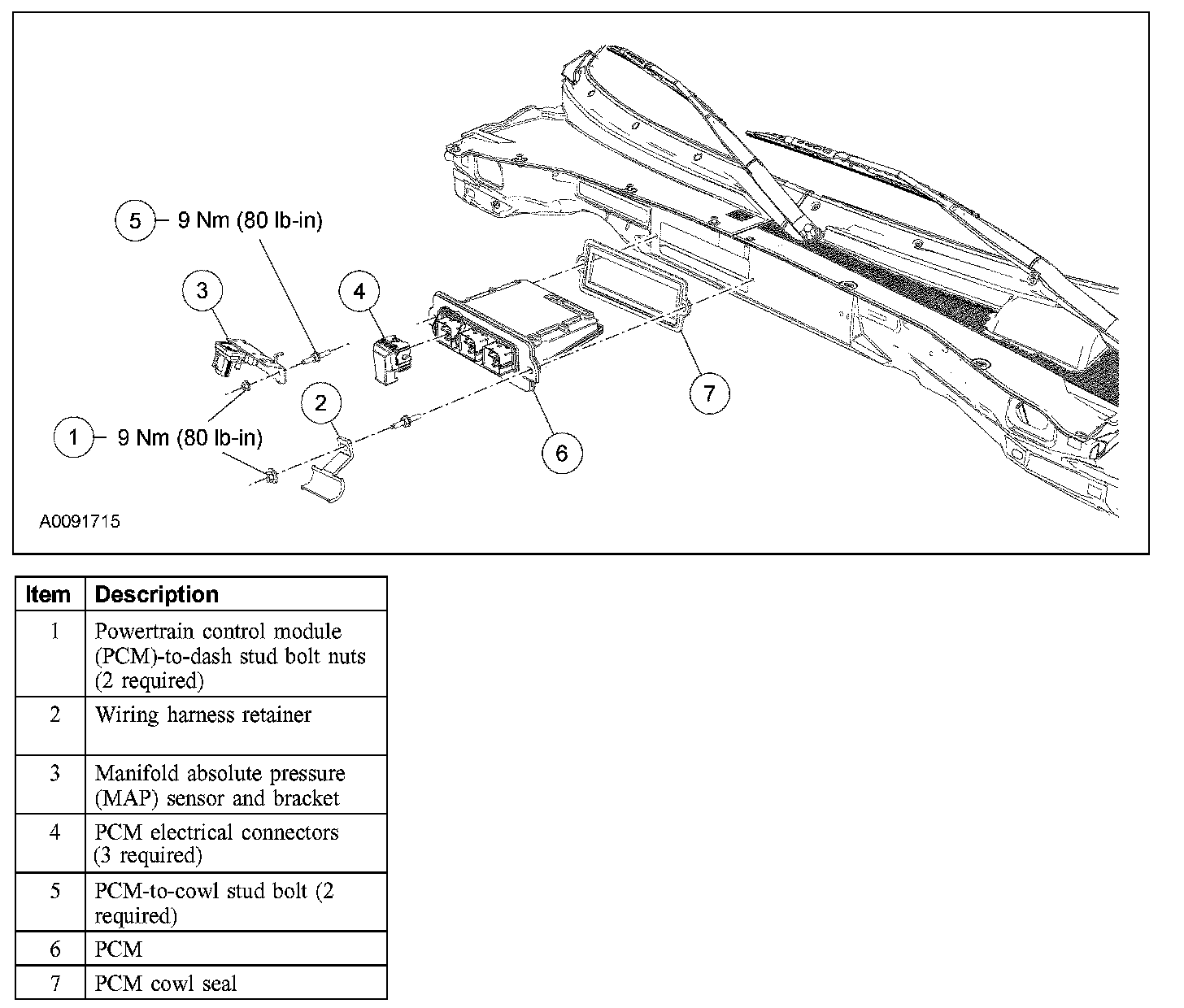 Factory service manual diagram