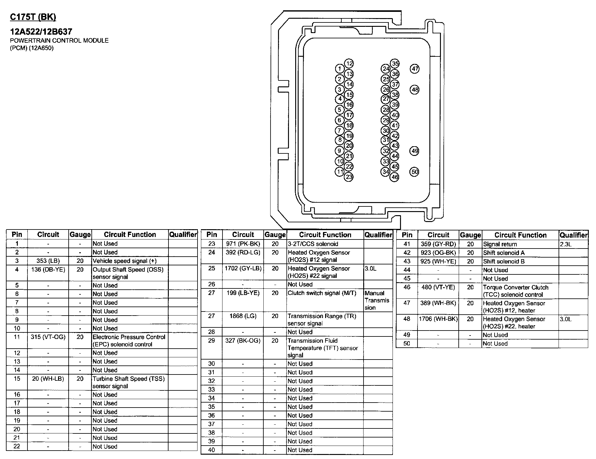 Factory service manual diagram