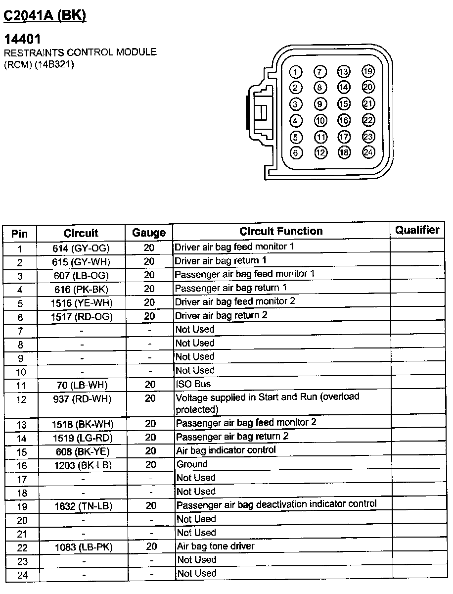 Factory service manual diagram