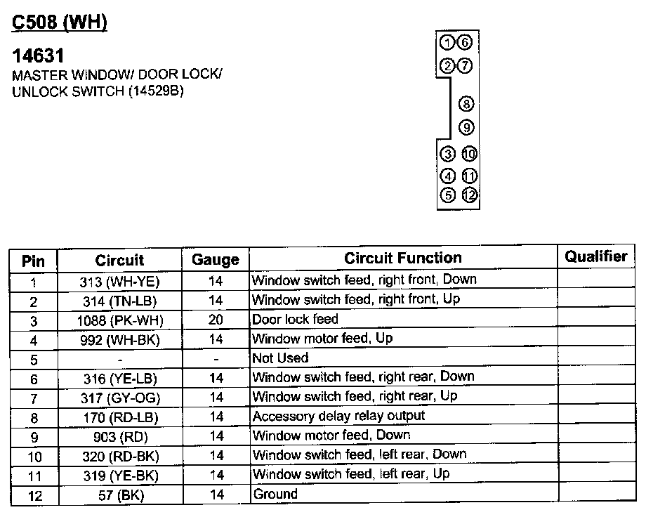 Factory service manual diagram