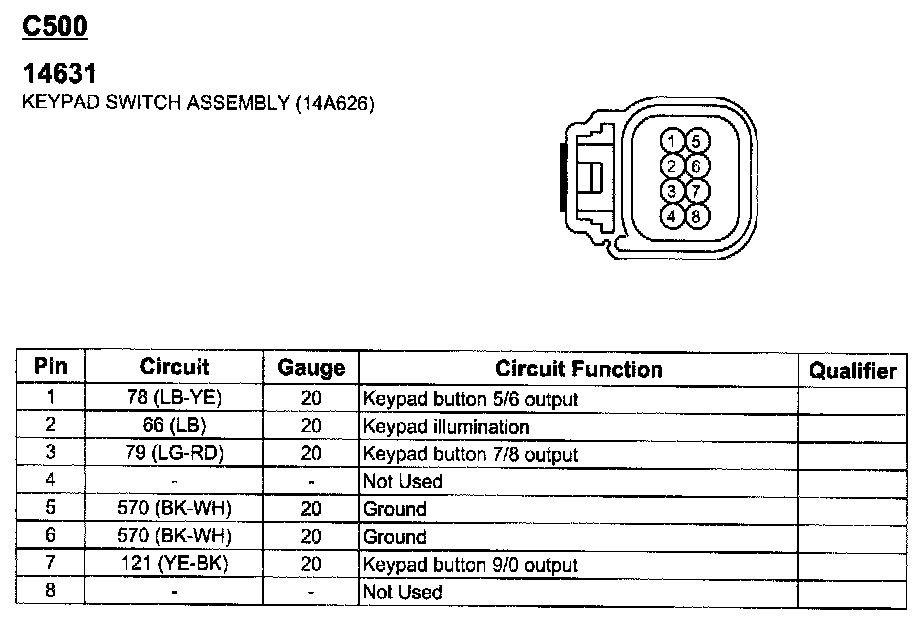 Factory service manual diagram