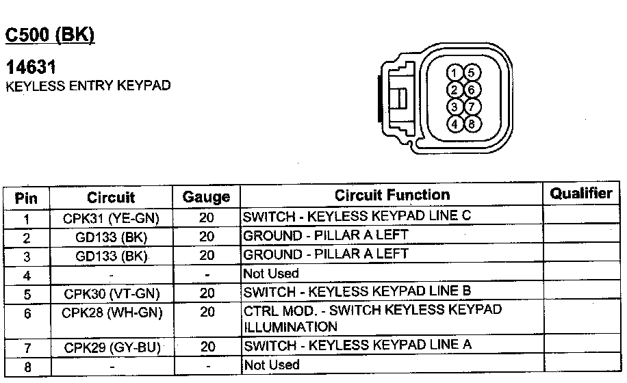 Factory service manual diagram