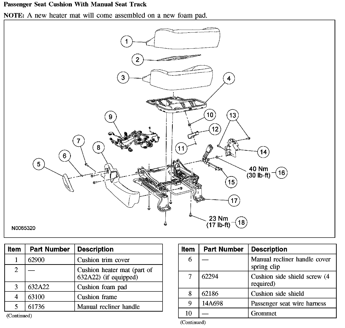 Factory service manual diagram