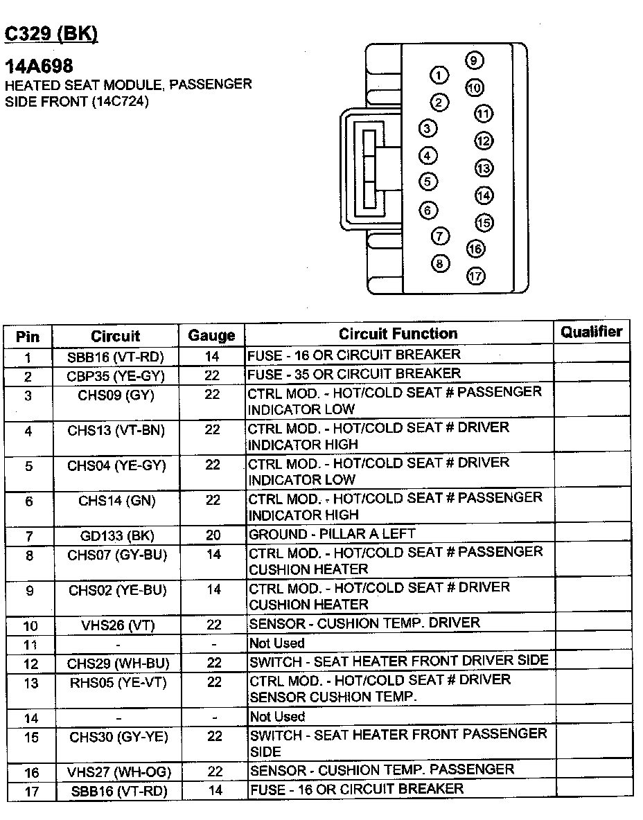 Factory service manual diagram
