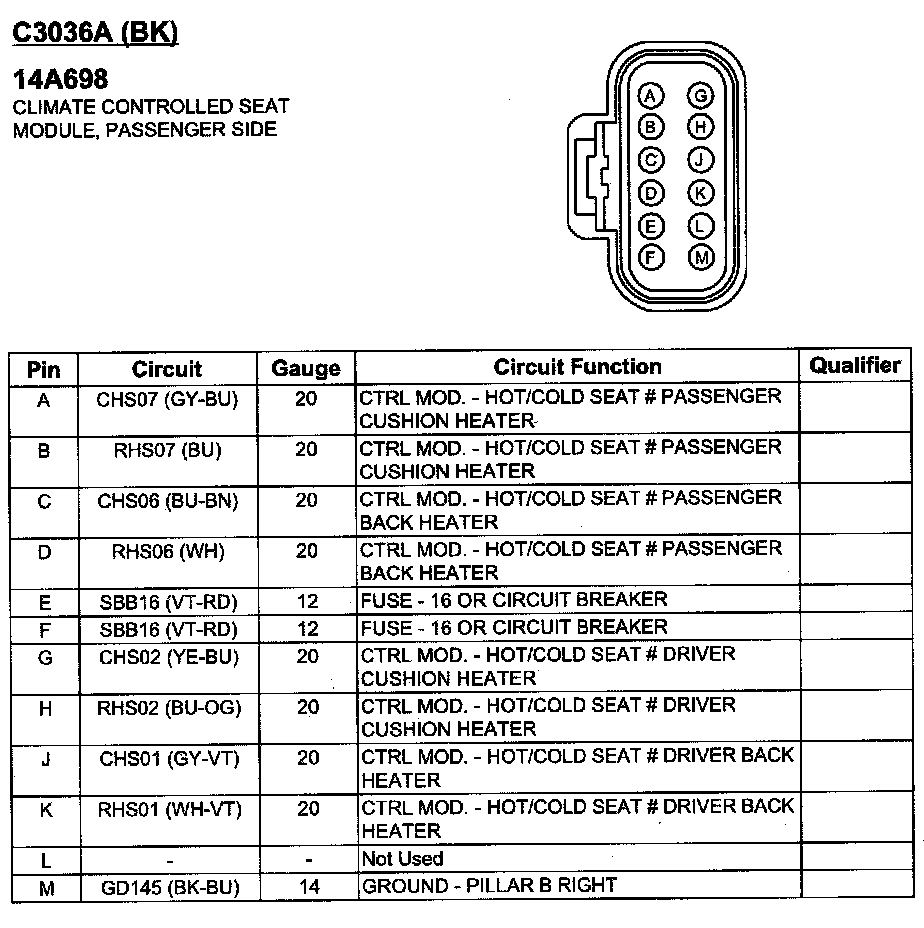 Factory service manual diagram