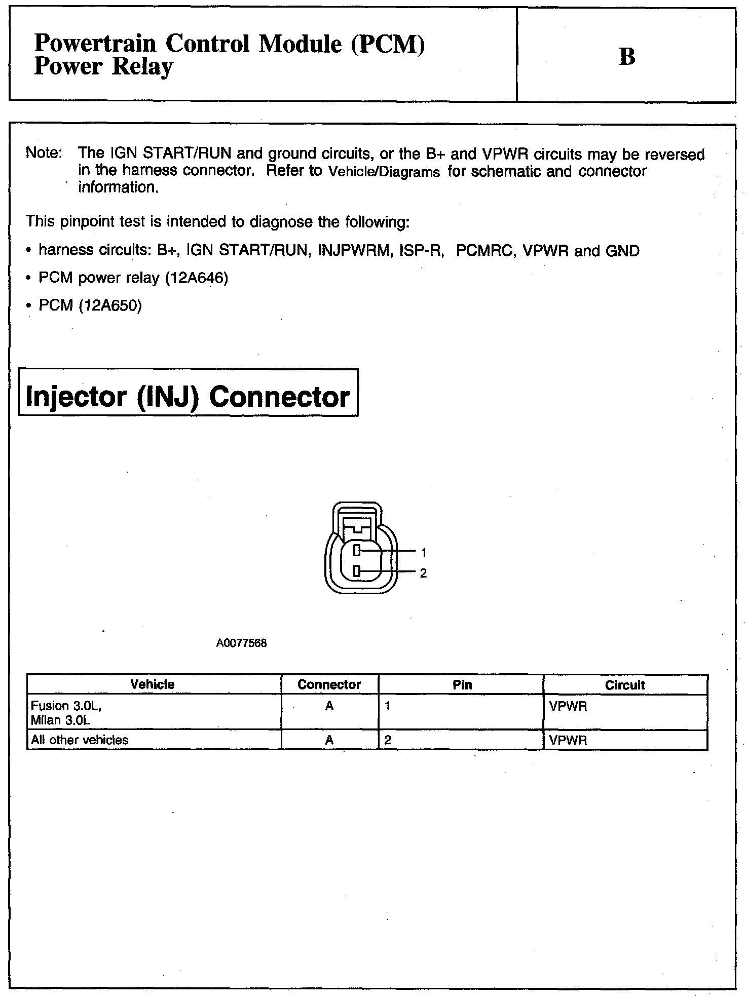 Factory service manual diagram