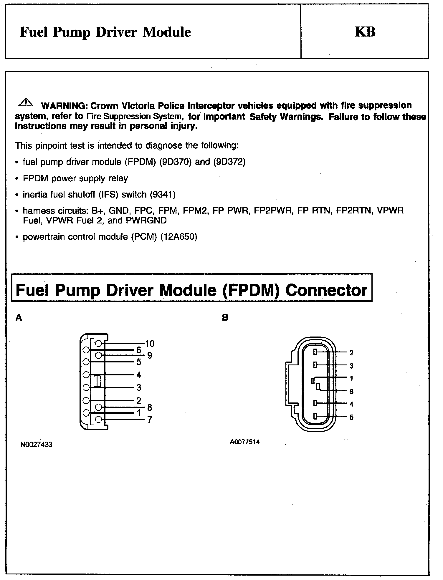 Factory service manual diagram