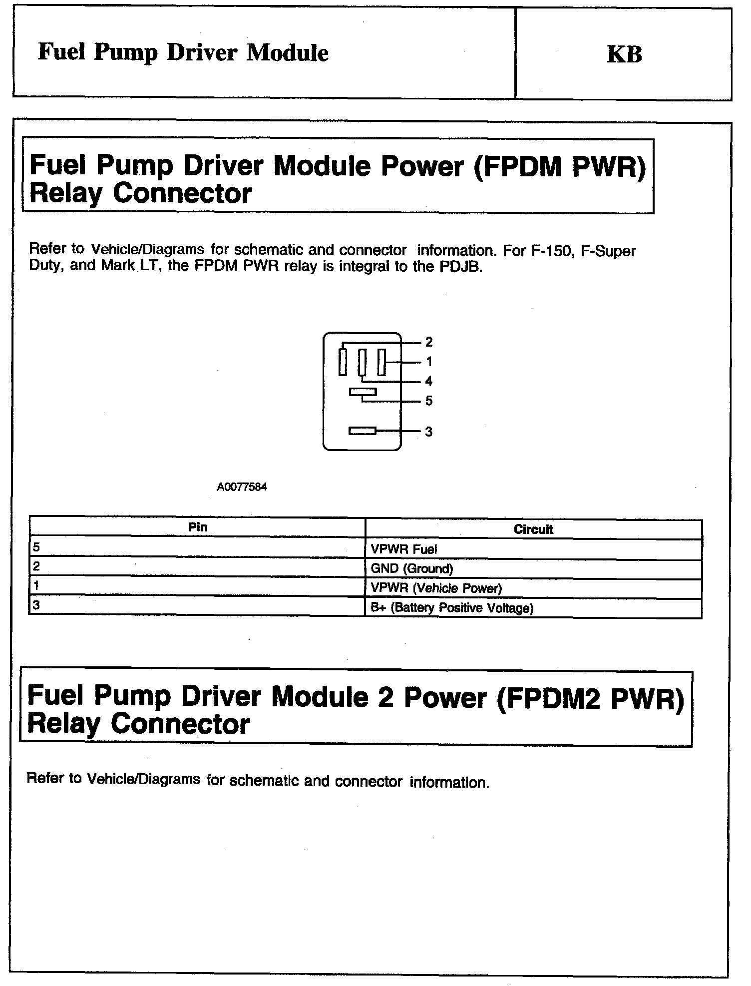 Factory service manual diagram
