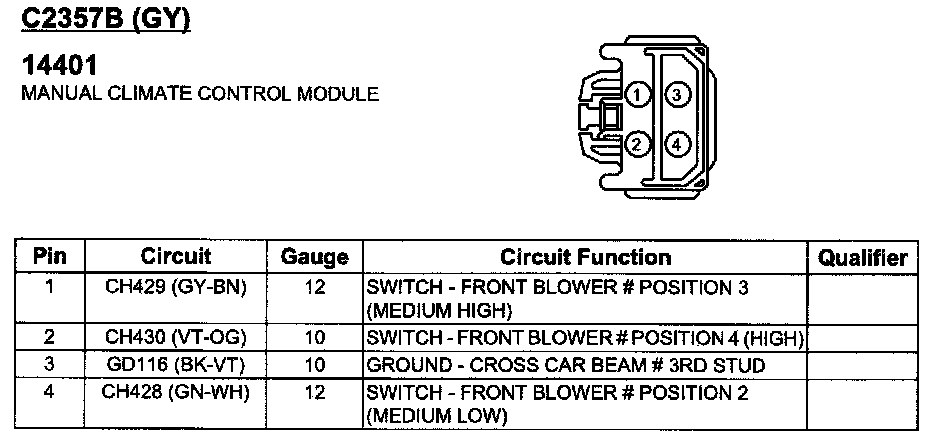 Factory service manual diagram