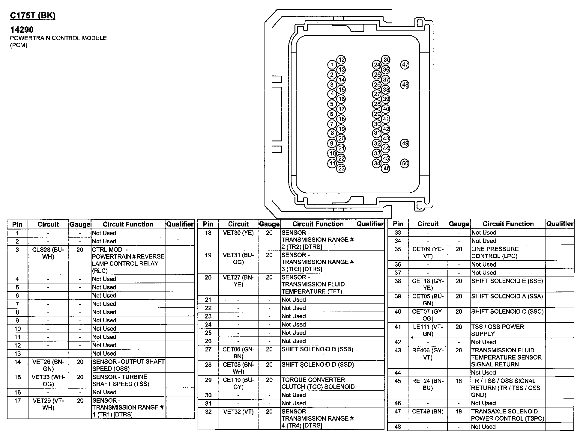 Factory service manual diagram