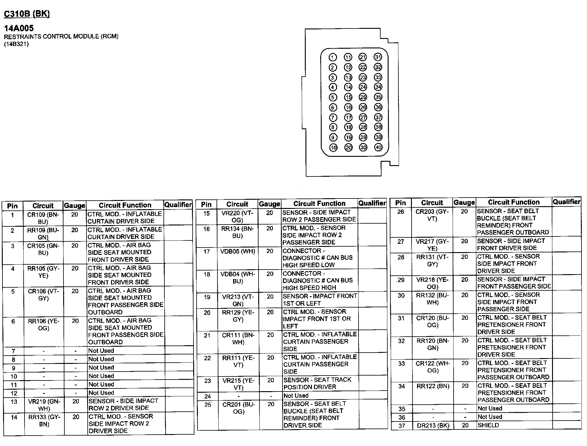 Factory service manual diagram