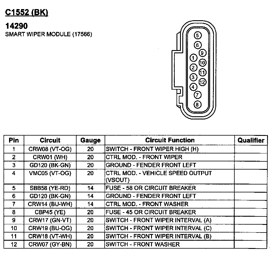 Factory service manual diagram