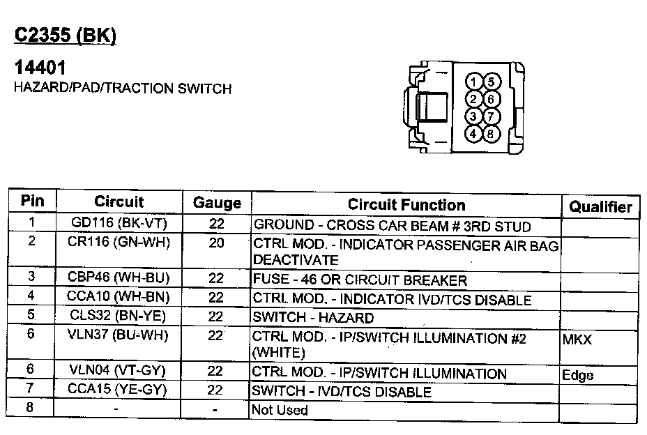 Factory service manual diagram