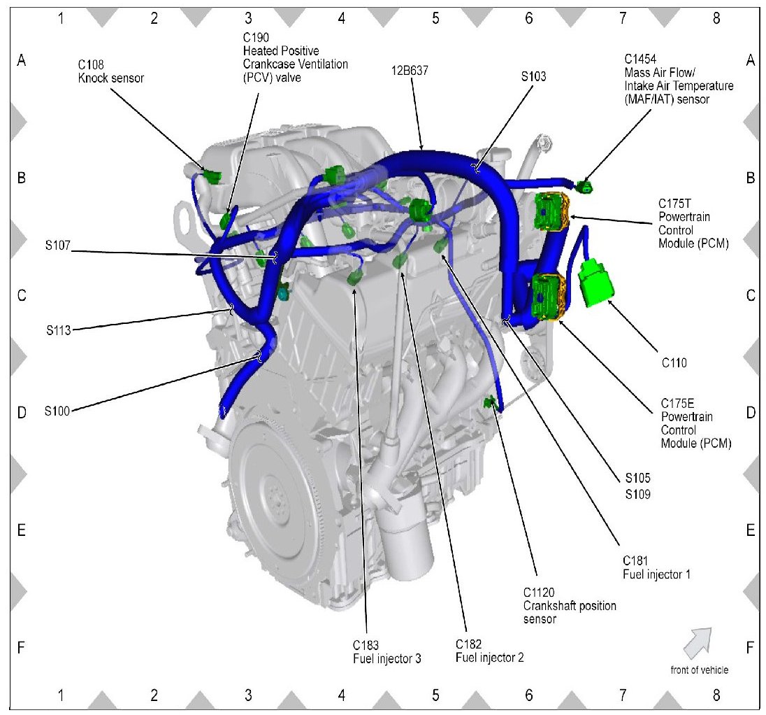 Factory service manual diagram