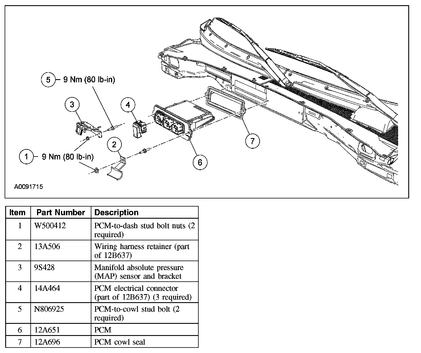 Factory service manual diagram