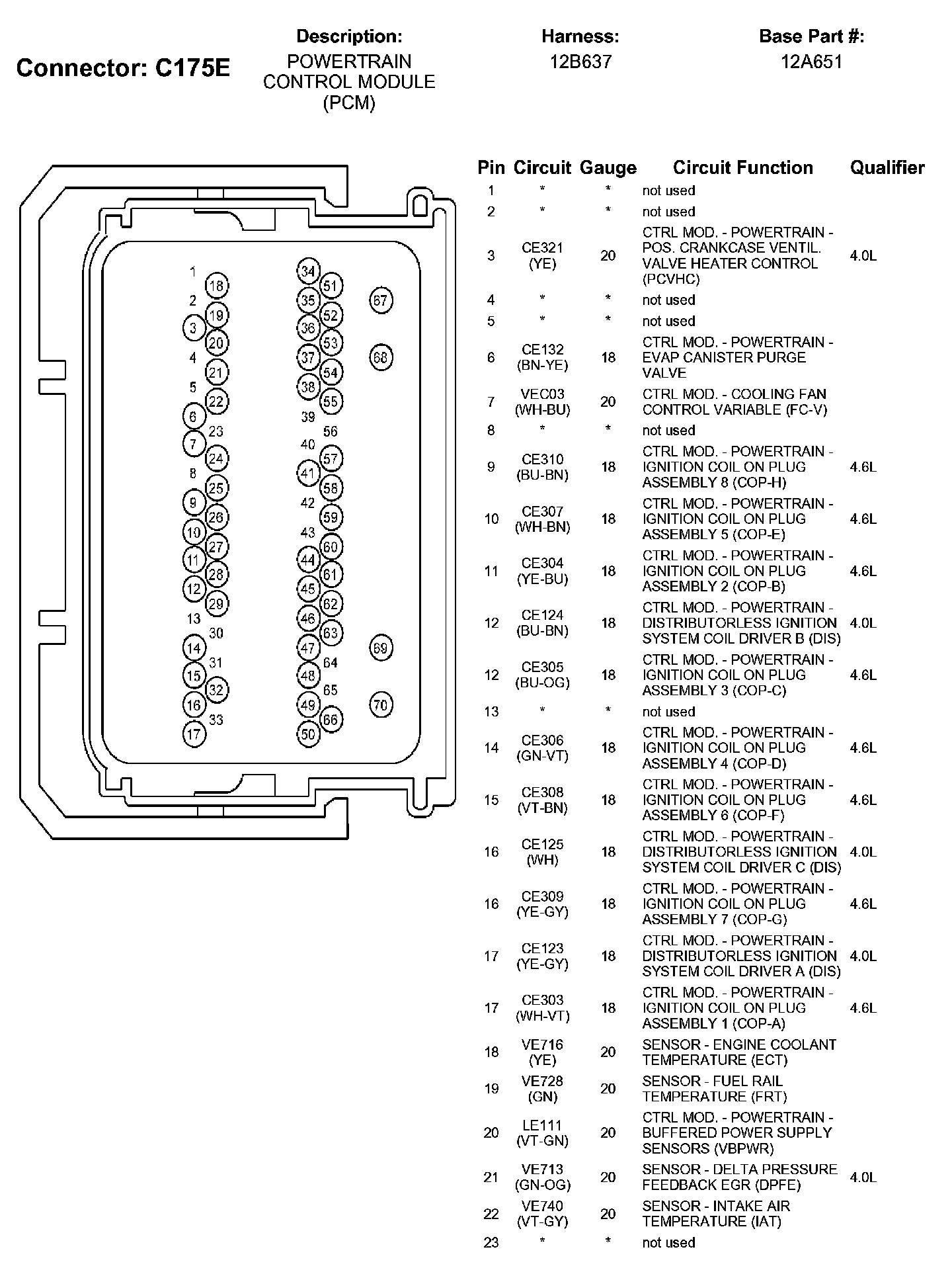 Factory service manual diagram