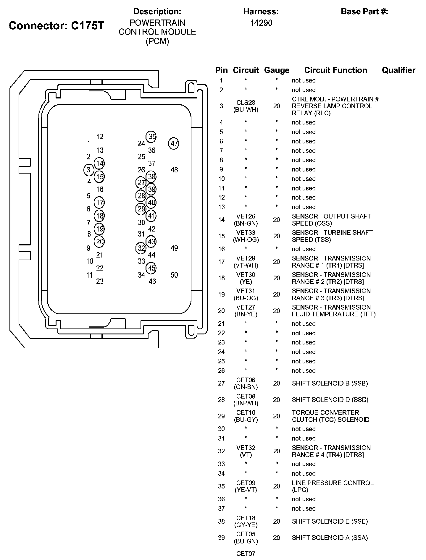 Factory service manual diagram