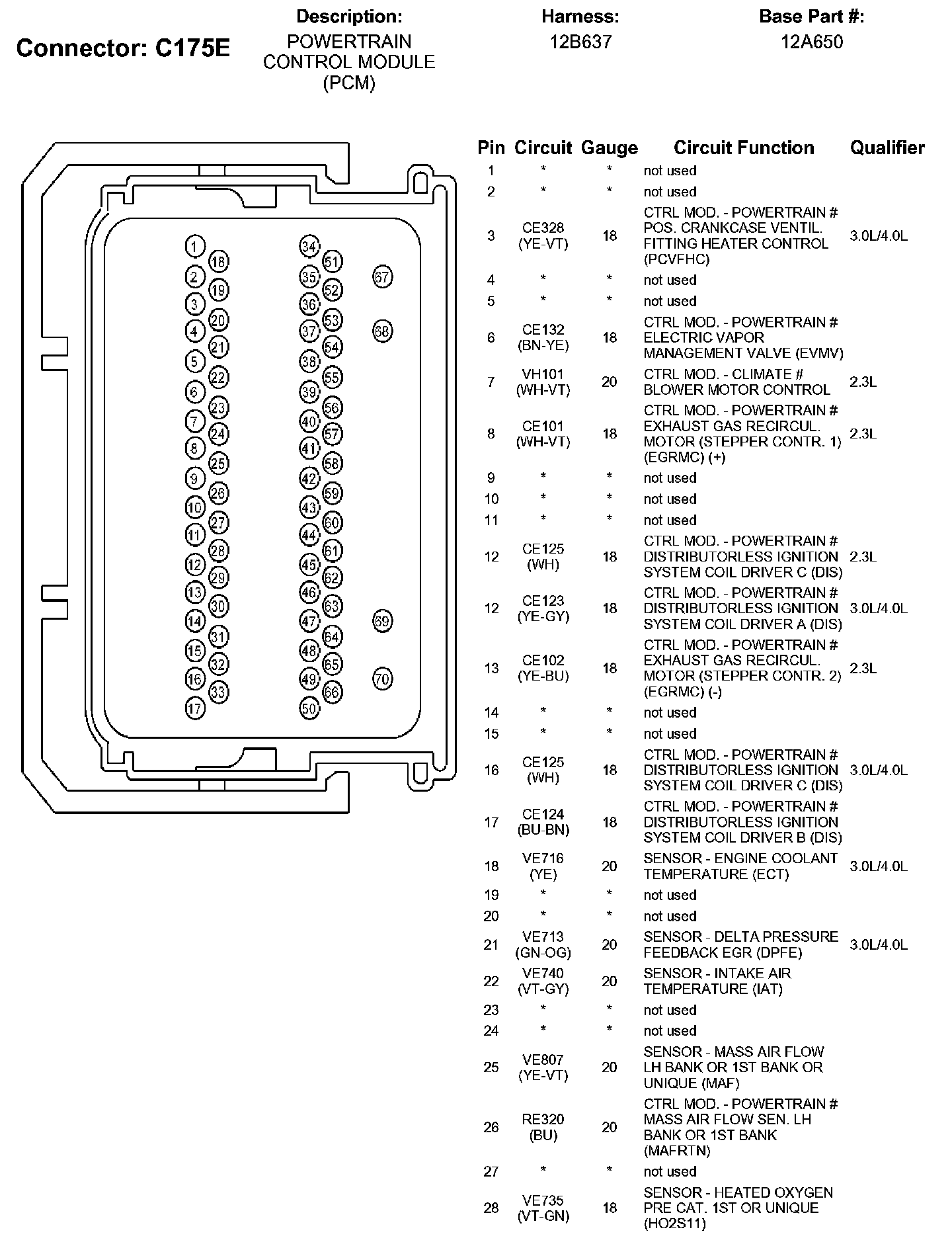 Factory service manual diagram