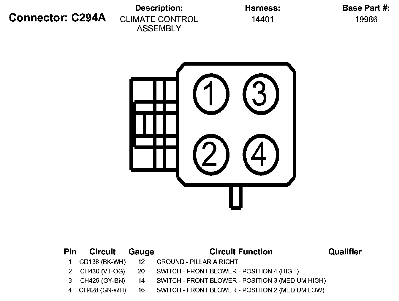 Factory service manual diagram