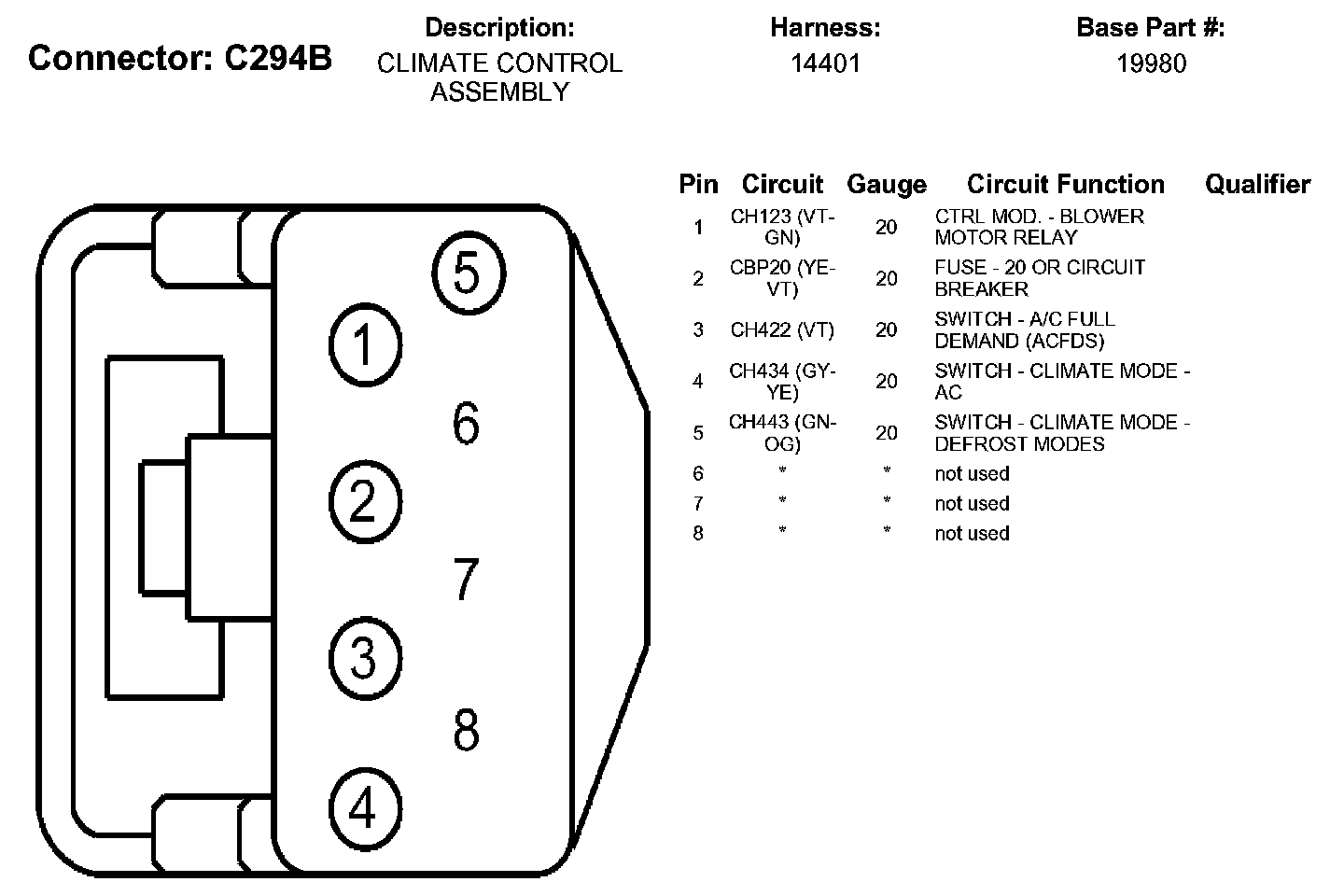 Factory service manual diagram