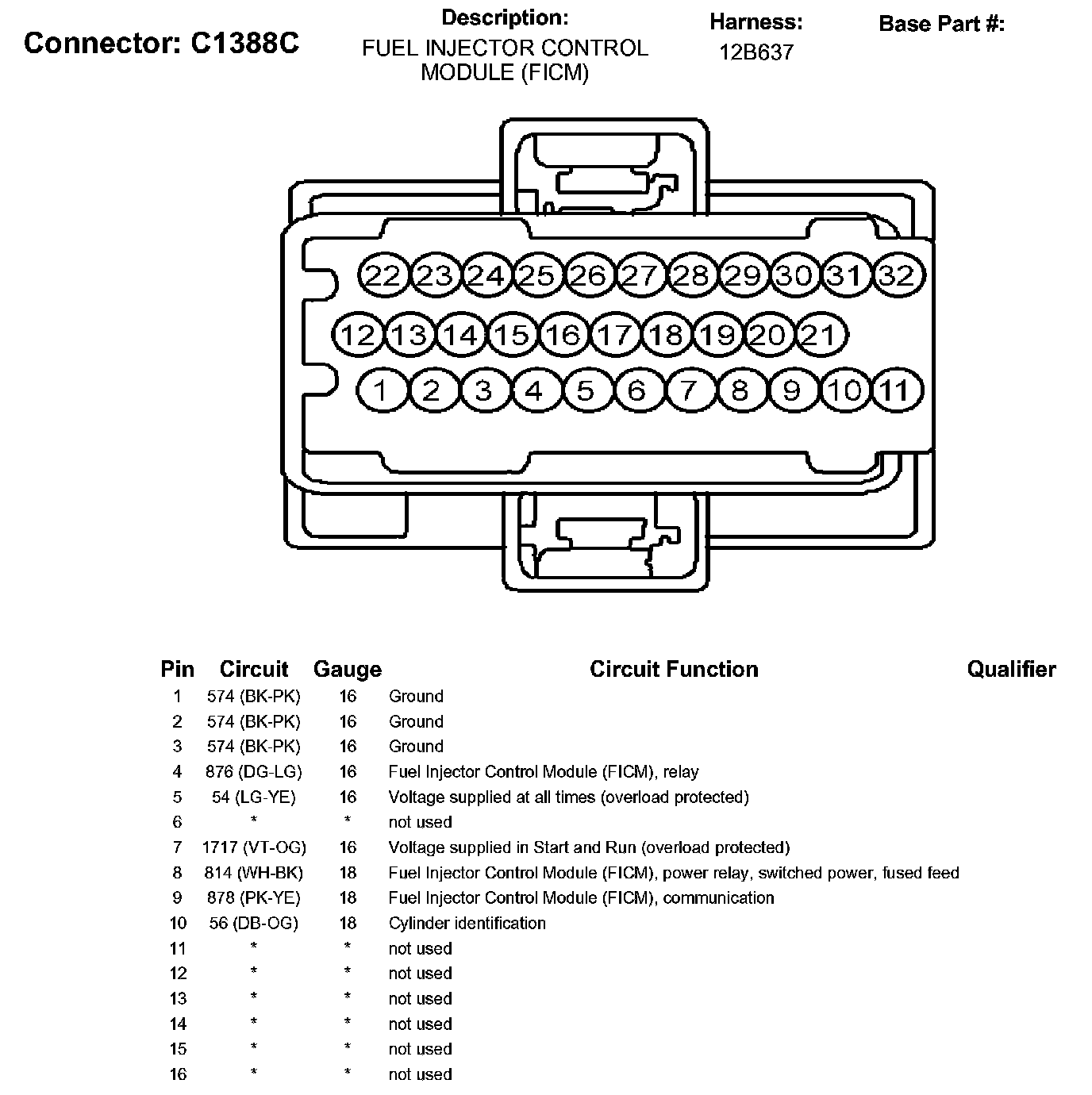 Factory service manual diagram