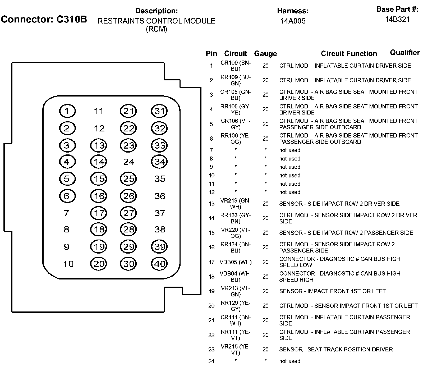 Factory service manual diagram