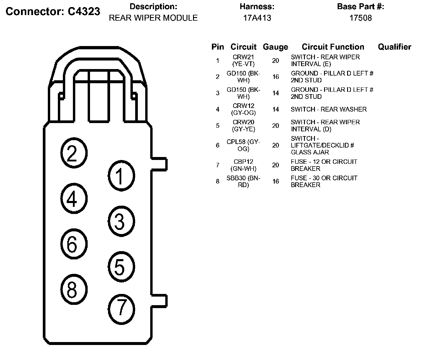 Factory service manual diagram