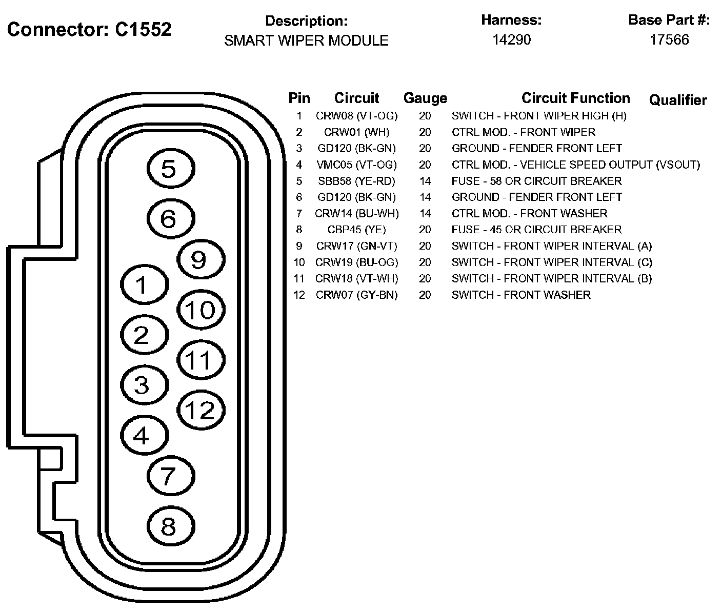 Factory service manual diagram